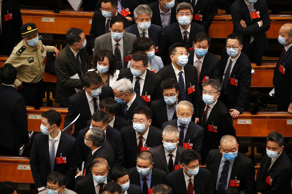 APTOPIX Virus Outbreak China Congress
